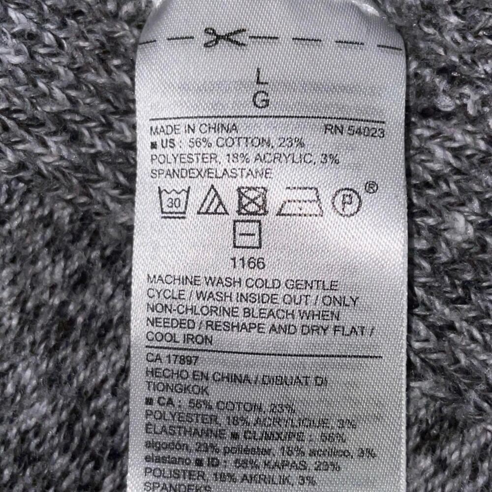 Old Navy Active Hoodie Sweater Loungewear Cozy Warm Charcoal Heather Size Large - Picture 5 of 6